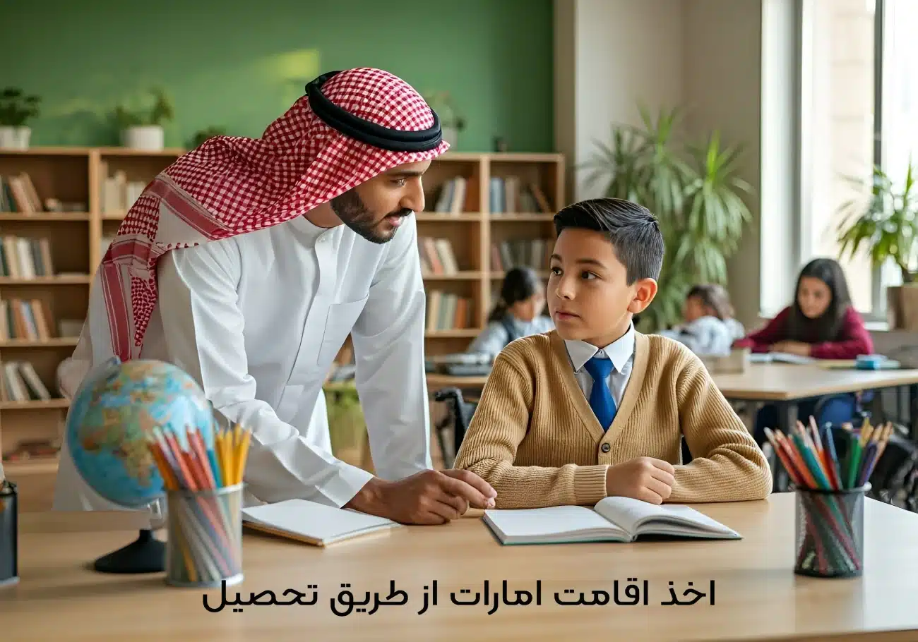 اخذ اقامت امارات از طریق تحصیل