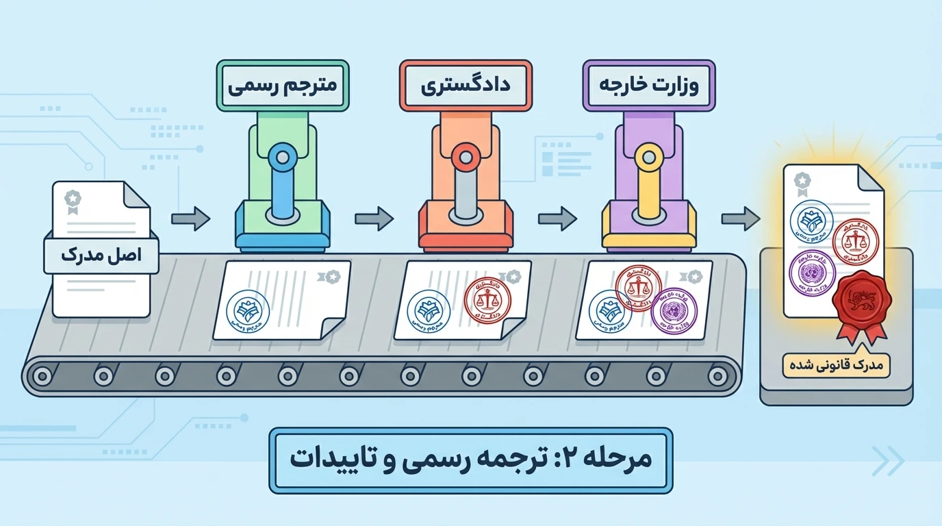 اعتباربخشی بین المللی ترجمه رسمی و لگالایز مدارک