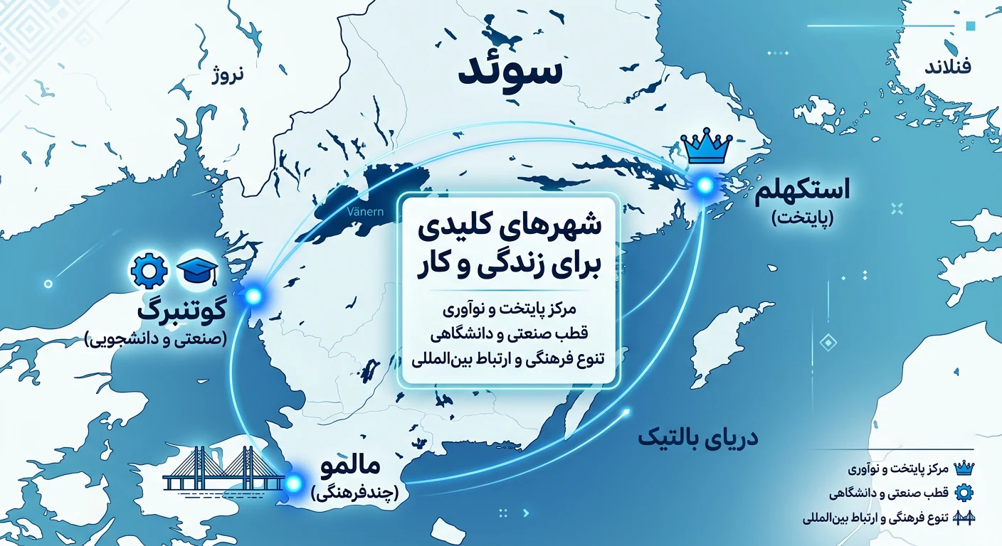 بهترین مقاصد برای زندگی و کار در سوئد